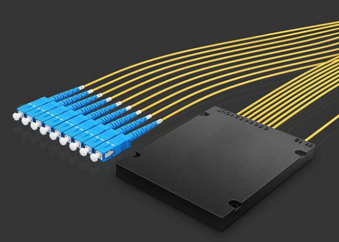 افت ولتاژ پایین، کمپلکس PDL 1 * 8 PLC ABS، 2.0 میلیمتر، کابل 1M، فیبر نوری شکاف