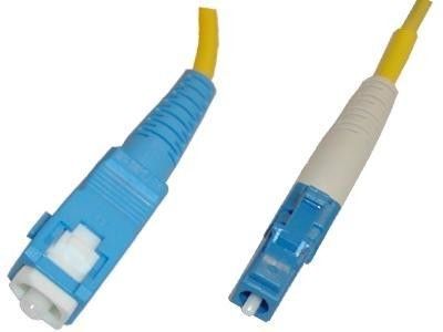 1M 2M 3M کابل فیبر پلاستیکی تک حالت SC / UPC - LC / UPC G652D SM SX Jumper