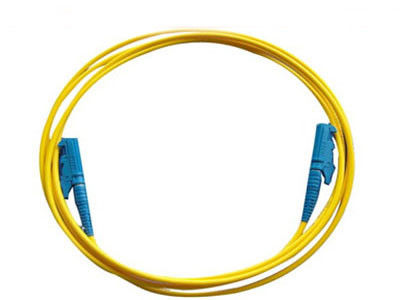 زرد Simplex E2000 UPC تنها حالت فیبر Patch Cord سفارشی