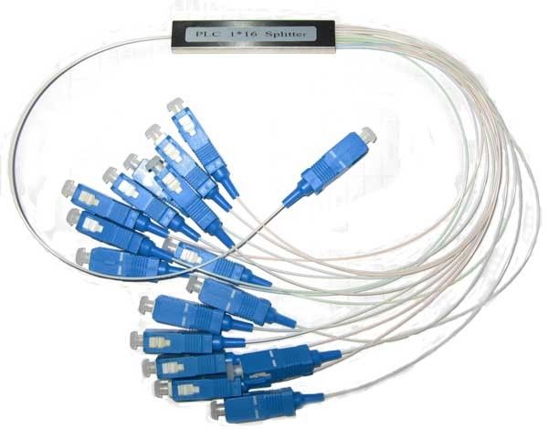 یکپارچه فیبر نوری PLC Splitter 1x64 با 900μM SC اتصال APC