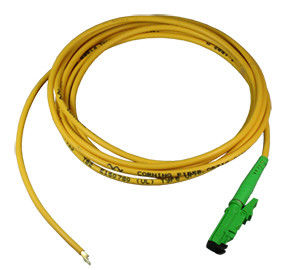 E2000 APC Fiber Optic Pigtail PVC LSZH 0.9mm برای مخابرات