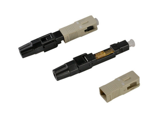 3.0mm SC / UPC فیبر نوری اتصال سریع چند منظوره تک هسته برای شبکه CATV