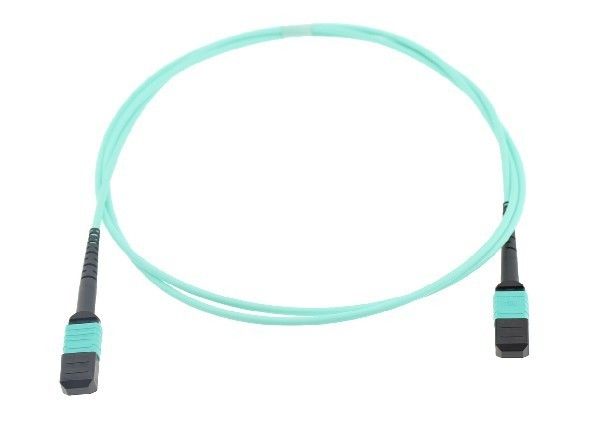 FC به MPO Patch Cord تک حالت اسپلتتر کم Insertion از دست دادن آبی رنگ