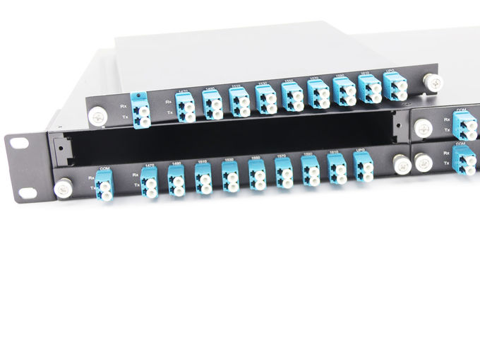 UPG حداکثر IL 2.5dB CWDM Multiplexer ثابت به 1U رک کوه 8 کانال