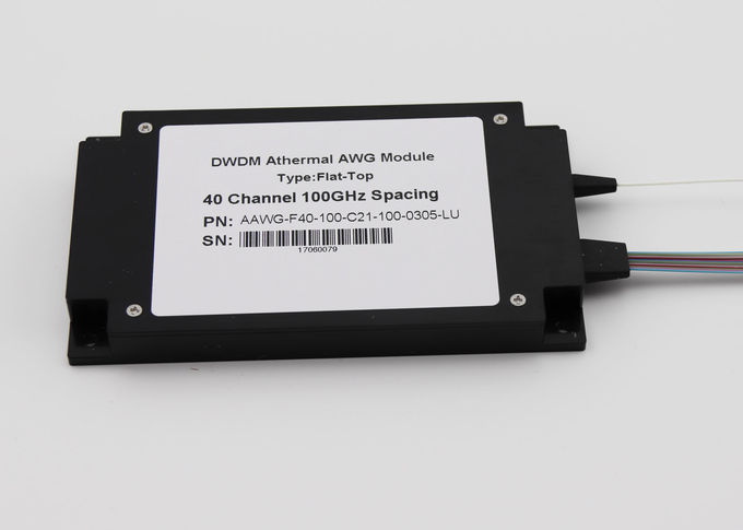 حداکثر IL 5.0dB DWDM Multiplexer 40Ch AAWG ABS جعبه برای 5G جلو Haul / Datacenter