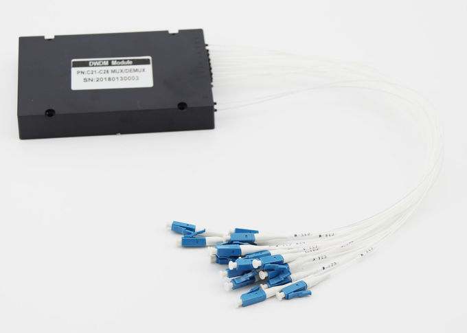 دقیق DWDM چندگانه مرکزی طول موج 8 کانال ضعیف ضریب ورودی