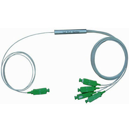 چین 1 * 4/1 * 16/1 * 32 فیبر نوری PLC Splitter با اتصال SC / APC لوله فولادی Packaing تامین کننده