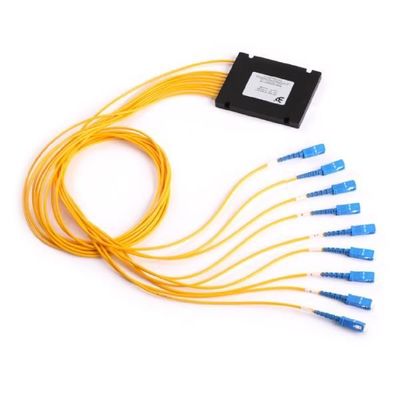 چین سیستم ارتباطی نوری PLC Splitter Optical، 1 × 8 Splitter نوری فعال تامین کننده