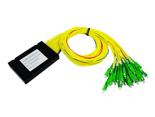 چین 2 X 32 فیبر نوری منفرد PLC Splitter محیط زیست برای فیبر به خانه تامین کننده