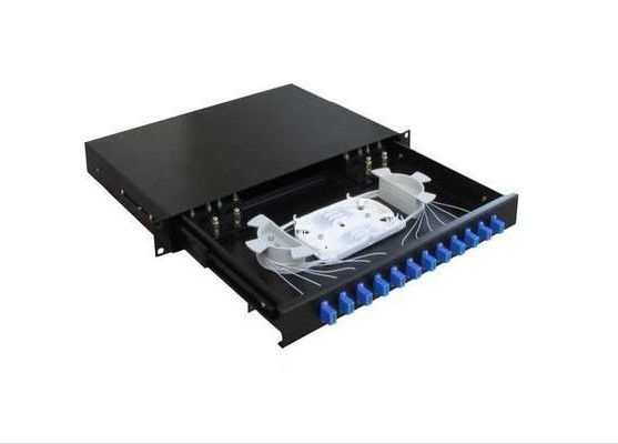 چین ABS 24 Port FBT Coupler ODF جعبه توزیع برای کابل LAN / WAN رنگ سفارشی تامین کننده