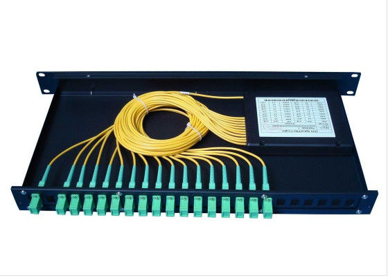 چین 2 * 32 APC Sc Coupler، اتصالات فیبری Fused برای شبکه PON / سطح مخابرات تامین کننده