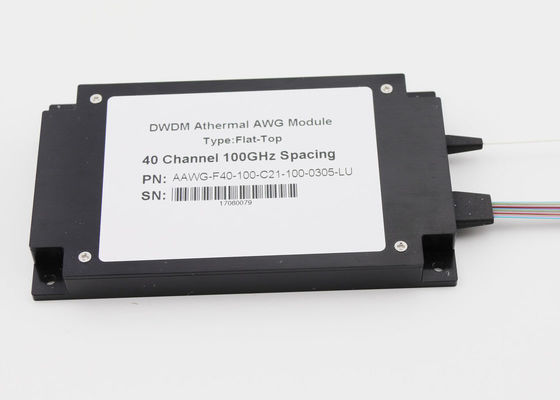 چین حداکثر IL 5.0dB DWDM Mux Demux 40Ch AAWG جعبه ABS برای 5G Front Haul / Datacenter تامین کننده