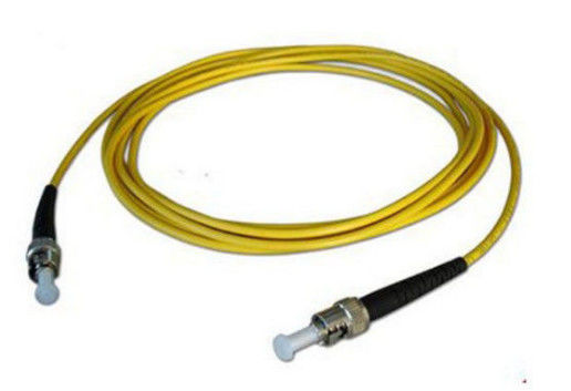 پایه پایین دوتایی فیبر نوری Patch Cord ST / PC - ST / PC رنگ زرد تامین کننده