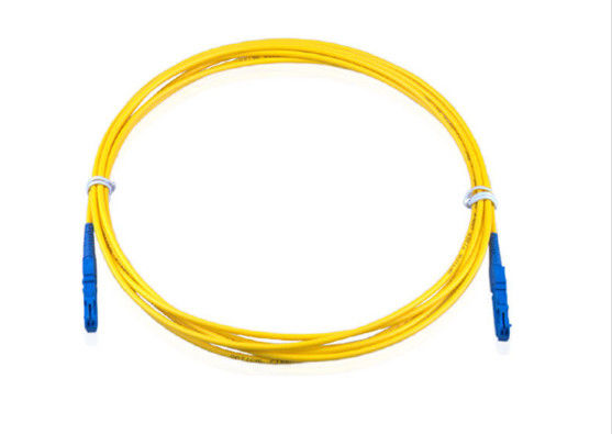 زرد E2000 UPC فیبر نوری Patch Cord طراحی سفارشی برای شبکه FTTX تامین کننده