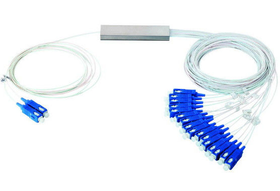 1 X 64 Splitter نوری دیجیتال، Splitter فیبر نوری منحصر به فرد با اتصال 900μM SC APC تامین کننده