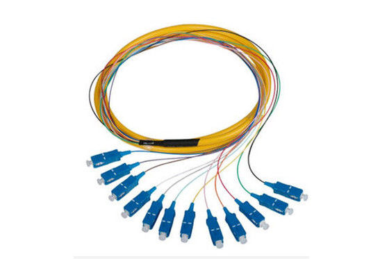 SC / UPC فیبر نوری Pigtail 1310 / 1550nm طول موج برای شبکه محلی تامین کننده