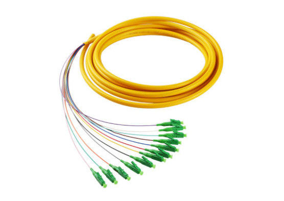 G652 FTTH Pigtail اپتیکال، LC / APC نوع اتصال یکپارچه فیبرهای Pigtails تامین کننده