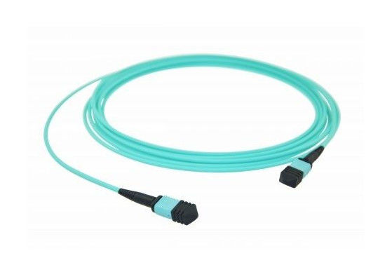 FC به MPO Patch Cord تک حالت اسپلتتر کم Insertion از دست دادن آبی رنگ تامین کننده
