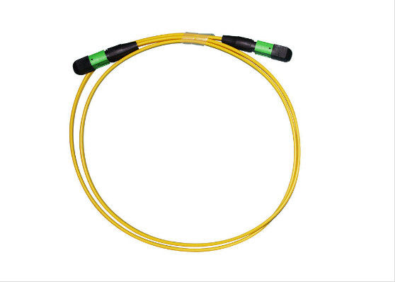 نازک / UPC MPO Patch Cord Compact SMF 2 - 24 هسته IS0 / ROHS لیست طولانی تامین کننده