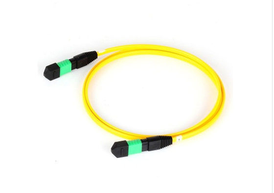 نازک / UPC MPO Patch Cord Compact SMF 2 - 24 هسته IS0 / ROHS لیست طولانی تامین کننده