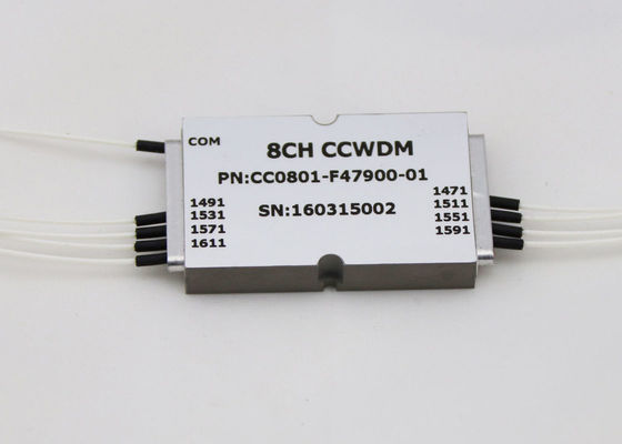 1 x 8 مگابایت نوری CWDM نوری کم حجم نوع اتصال LC / UPC برای سیستم MUX / DEMUX تامین کننده