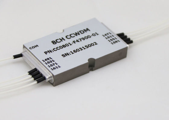1 x 8 مگابایت نوری CWDM نوری کم حجم نوع اتصال LC / UPC برای سیستم MUX / DEMUX تامین کننده